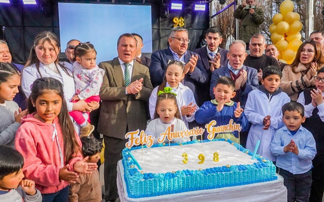 Guanchín celebró su 398° aniversario junto a toda su comunidad